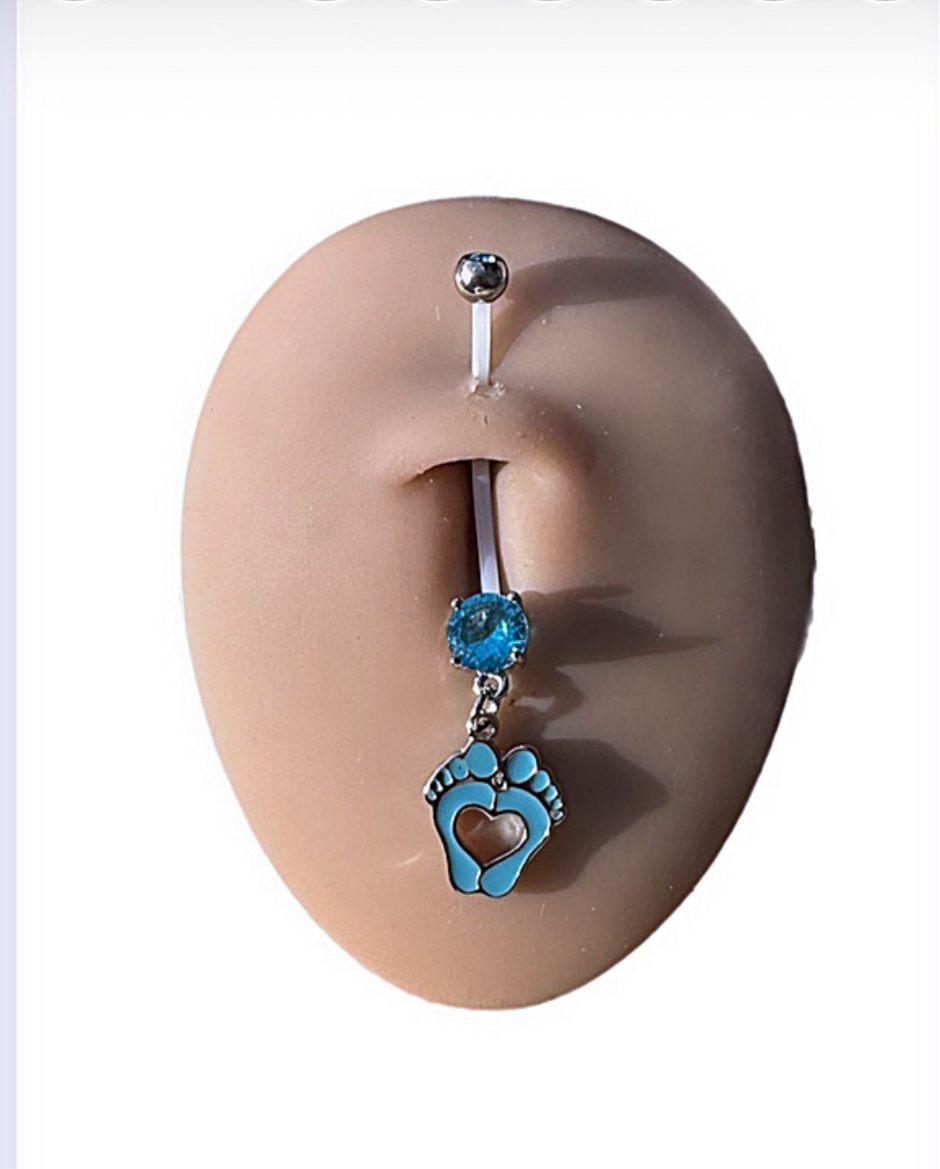 BABY FEET MATERNITY RING