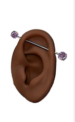 Industrial Bar Earring