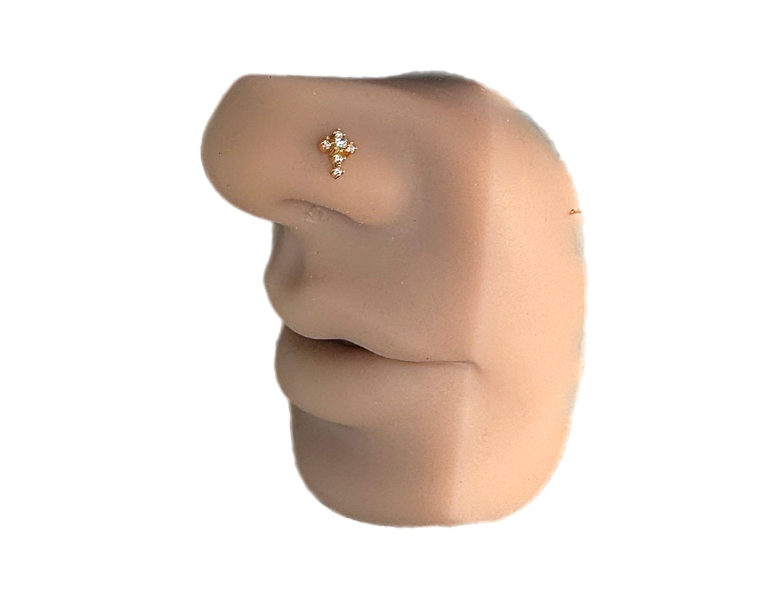 Cross Nose Ring
