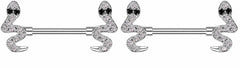 DOUBLE SNAKE NIPPLE RINGS